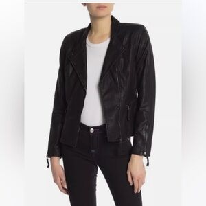 Blank NYC faux leather moto jacket from Anthropologie XS